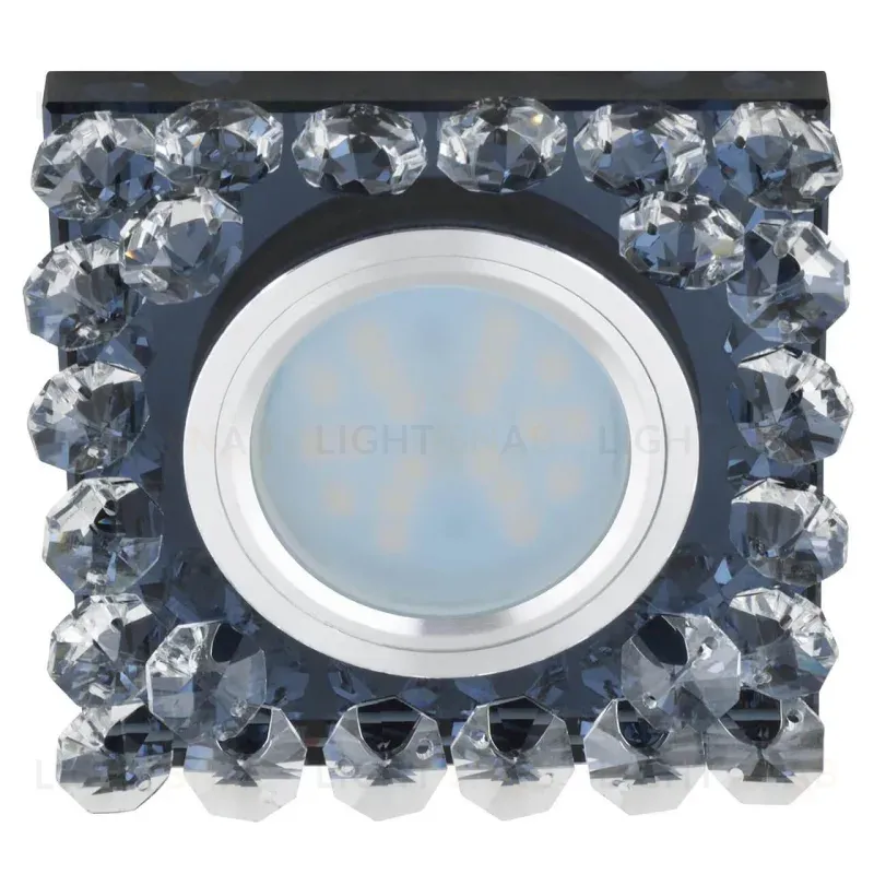 Встраиваемый светильник Fametto Luciole DLS-L131 GU5.3 Chrome/Black DLS-L131 GU5.3 Chrome/Black