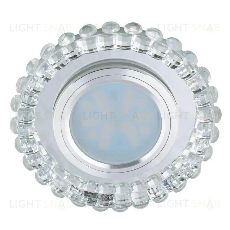 Встраиваемый светильник Fametto Luciole DLS-L133 GU5.3 Chrome/Clear DLS-L133 GU5.3 Chrome/Clear