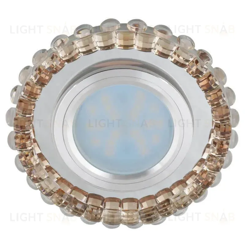 Встраиваемый светильник Fametto Luciole DLS-L133 GU5.3 Chrome/Champagne DLS-L133 GU5.3 Chrome/Champagne
