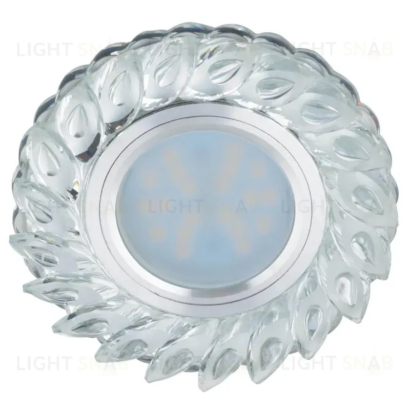 Встраиваемый светильник Fametto Luciole DLS-L128 GU5.3 Chrome/Clear DLS-L128 GU5.3 Chrome/Clear