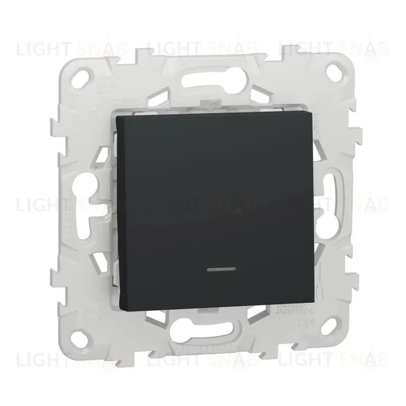 Переключатель одноклавишный с подсветкой Schneider Electric Unica New NU520354N NU520354N
