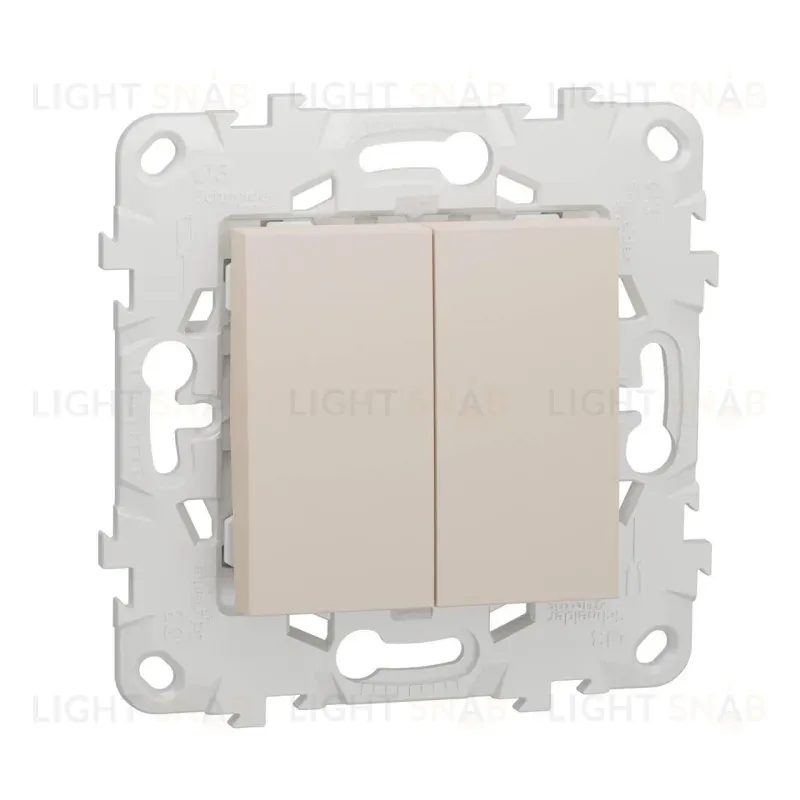 Выключатель двухклавишный Schneider Electric Unica New NU521144 NU521144