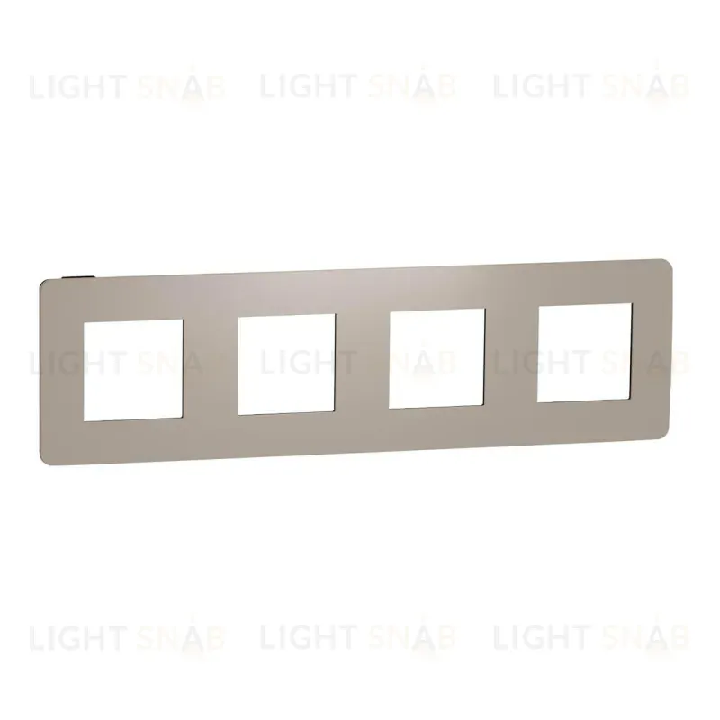 Рамка 4-постовая Schneider Electric Unica New NU280828 NU280828