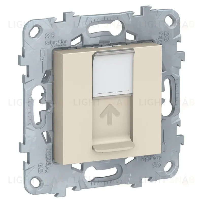 Розетка компьютерная RJ45 Schneider Electric Unica New Cat. 6 UTP NU541544 NU541544