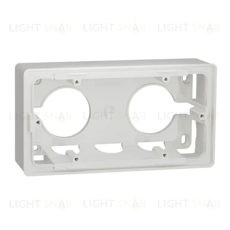 Коробка двухмодульная для открытой установки Schneider Electric Unica New NU800418 NU800418
