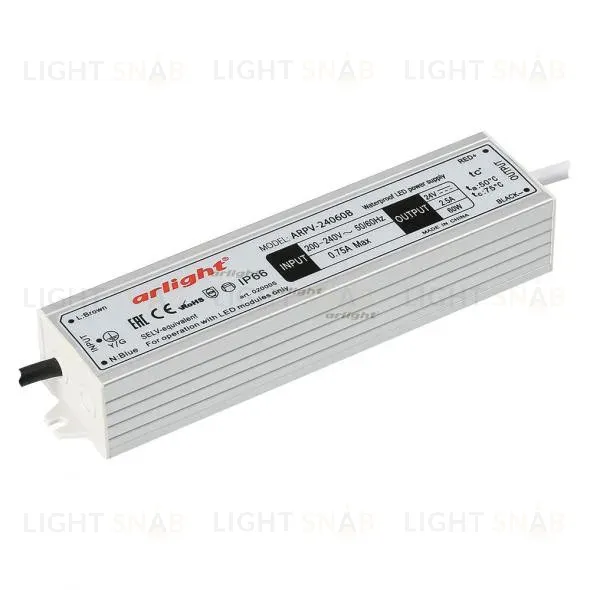 Блок питания Arlight ARPV-24060-B (24V, 2.5A, 60W) 020005 020005