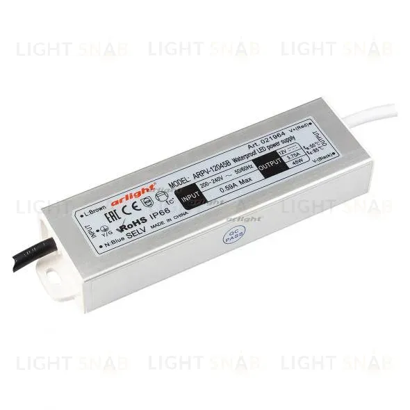 Блок питания Arlight ARPV-12045-B (12V, 3.8A, 45W) 021964 021964
