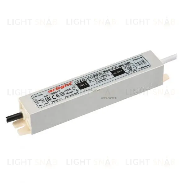 Блок питания Arlight ARPV-24020-B (24V, 0.8A, 20W) 020848 020848