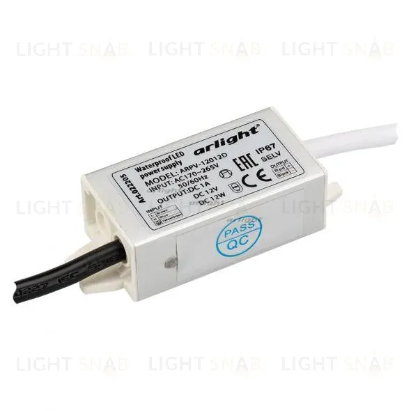 Блок питания Arlight ARPV-12012-D (12V, 1.0A, 12W) 022205 022205