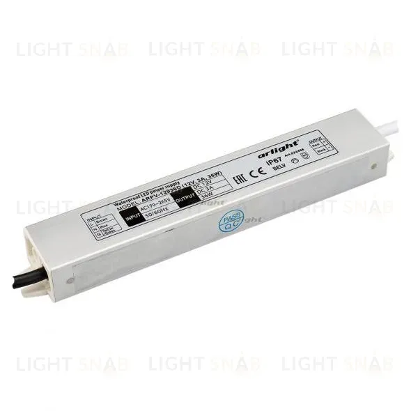Блок питания Arlight ARPV-12036-D (12V, 3.0A, 36W) 022408 022408
