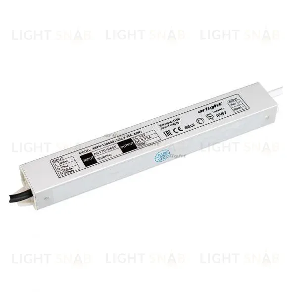 Блок питания Arlight ARPV-12045-D (12V, 3.8A, 45W) 022457 022457