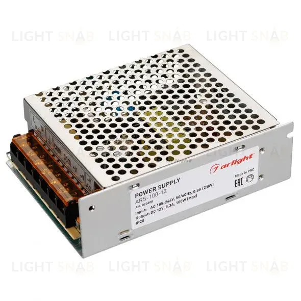 Блок питания Arlight ARS-100-12 (12V, 8.3A, 100W) 023608 023608
