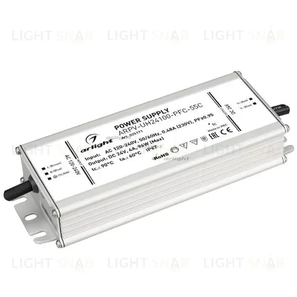 Блок питания Arlight ARPV-UH24100-PFC-55C (24V, 4.0A, 96W) 025171 025171
