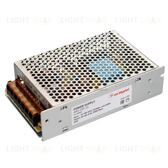 Блок питания Arlight ARS-200-24 (24V, 8.3A, 200W) 025401 025401