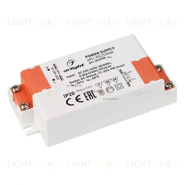 Блок питания Arlight ARJ-KE25350A (9W, 350mA, PFC) 024795 024795