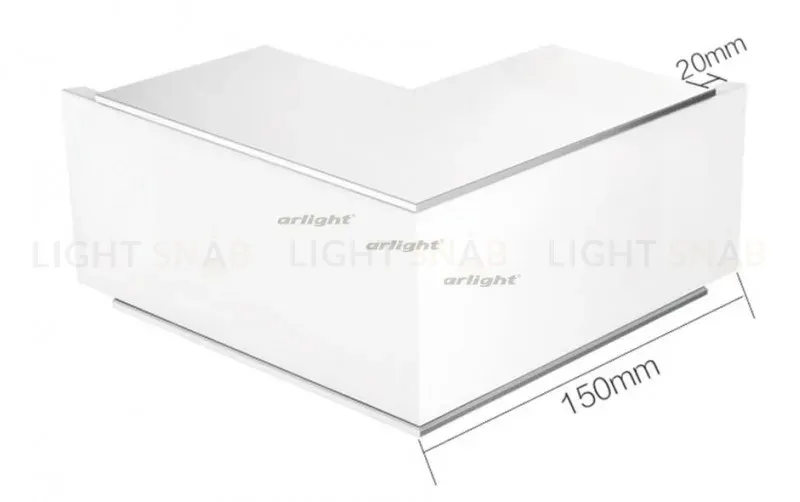 Угол Arlight S2-LINE-10570-L90W внешний 021269 021269
