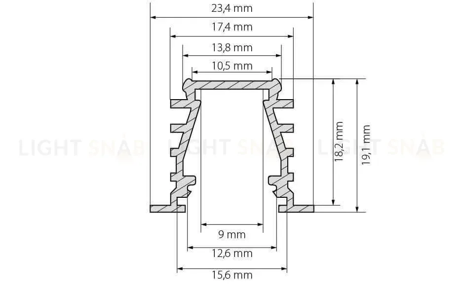Профиль Arlight TOP-DEEP-F-2000 ANOD (K13,P15) 016971 016971