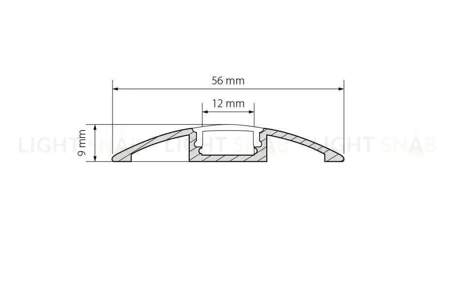 Профиль Arlight ARH-FLAT-2000 ANOD 016149 016149