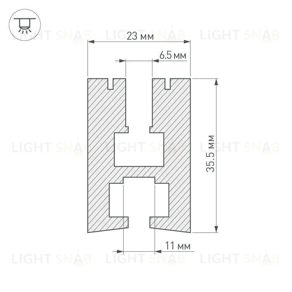 Профиль Arlight EX-2000 013208 013208
