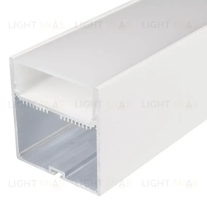 Профиль с экраном Arlight SL-LINE-7477-2500 WHITE+OPAL 021372 021372