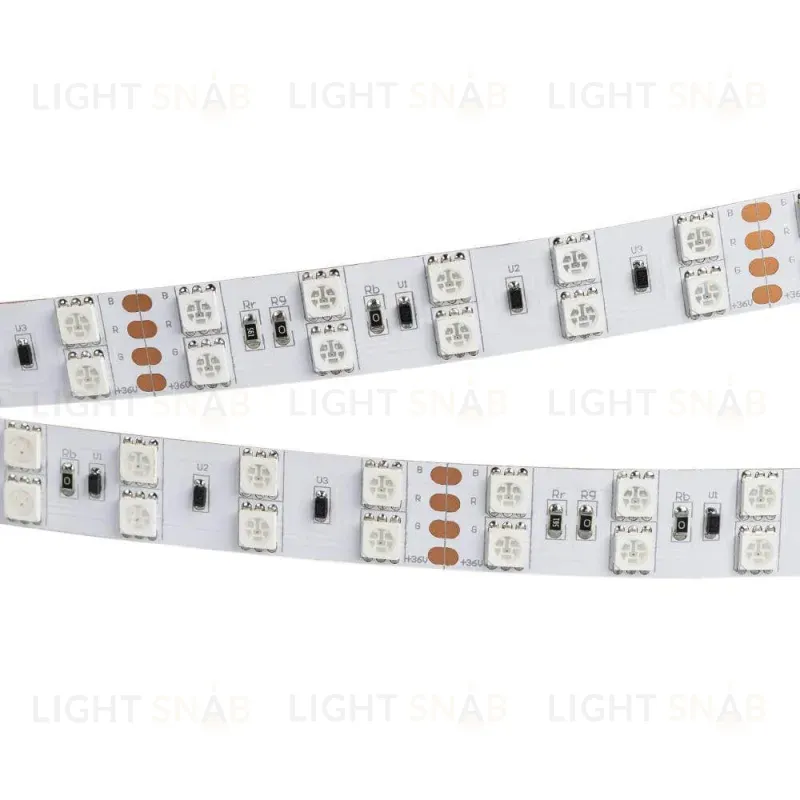 Светодиодная лента Arlight RT 2-5000 36V RGB 2X2 (5060, 600 LED, LUX) 015080 015080
