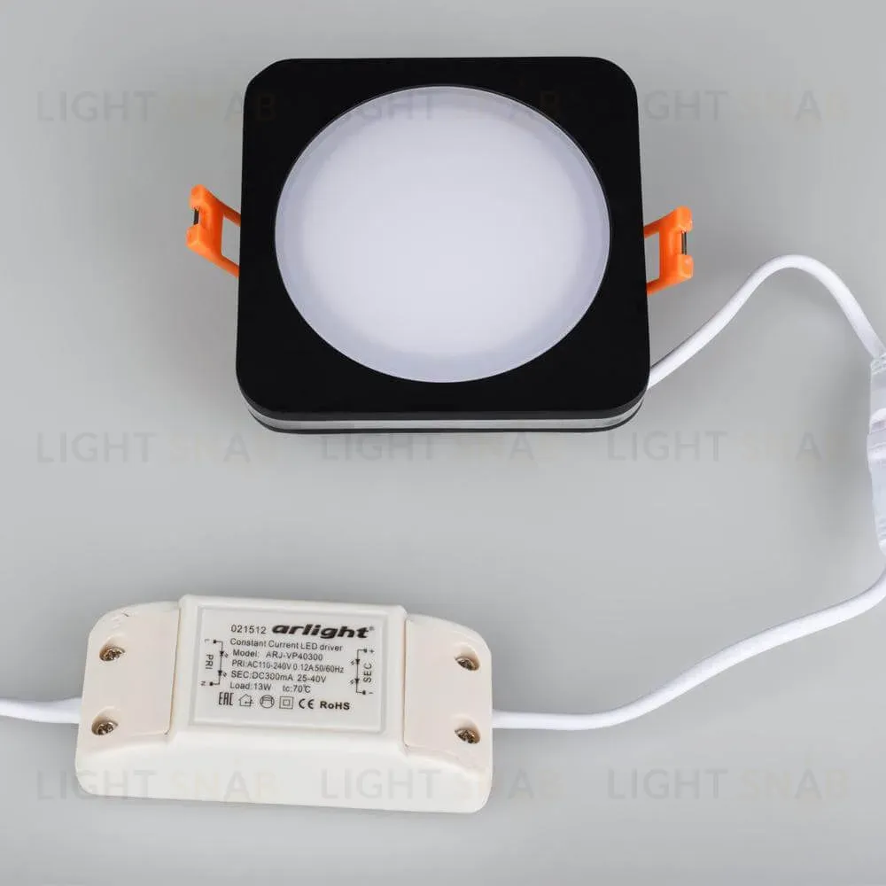 Влагозащищенный светильник Arlight LTD-96x96SOL-BK-10W Day White 022008 022008