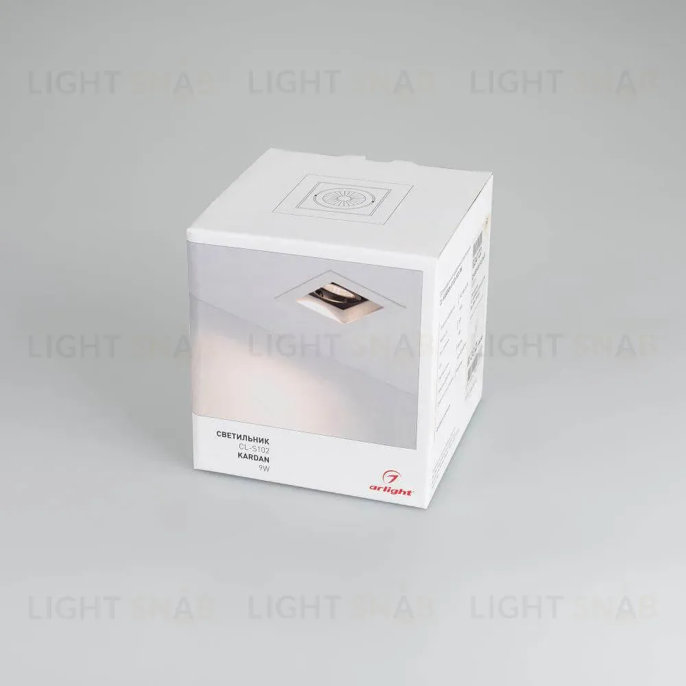 Встраиваемый светильник Arlight CL-KARDAN-S102x102-9W Warm 024137 024137