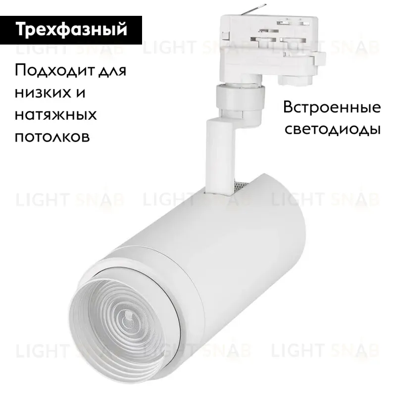 Трековый светильник Arlight LGD-ZEUS-4TR-R100-30W Day 024609 024609