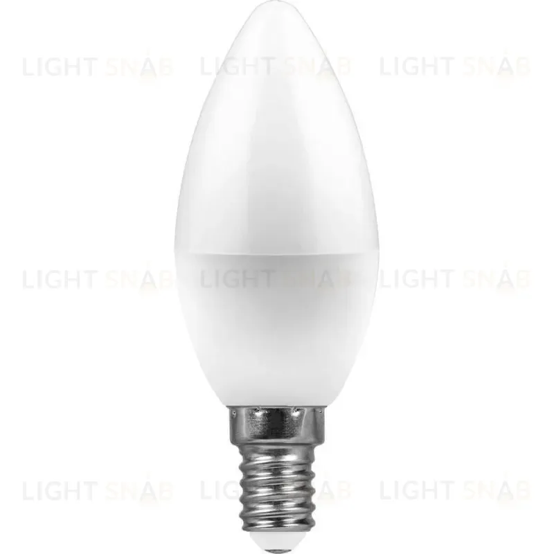 Лампа светодиодная Feron E14 11W 2700K Свеча Матовая LB-770 25941 25941