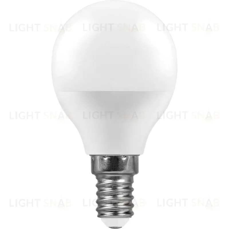 Лампа светодиодная Feron E14 11W 2700K Шар Матовая LB-750 25946 25946