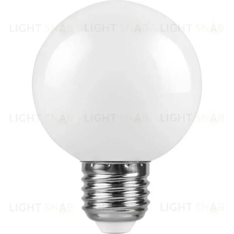 Лампа светодиодная Feron E27 3W 2700K Шар Матовая LB-371 25903 25903