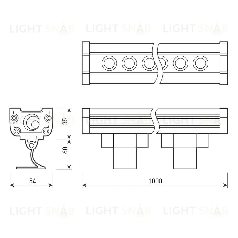 Прожектор Arlight AR-LINE-1000L-36W-220V Day 024305 024305