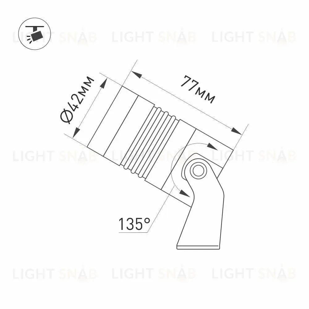 Уличный светильник Arlight ALT-RAY-R42-5W Warm3000 026446 026446