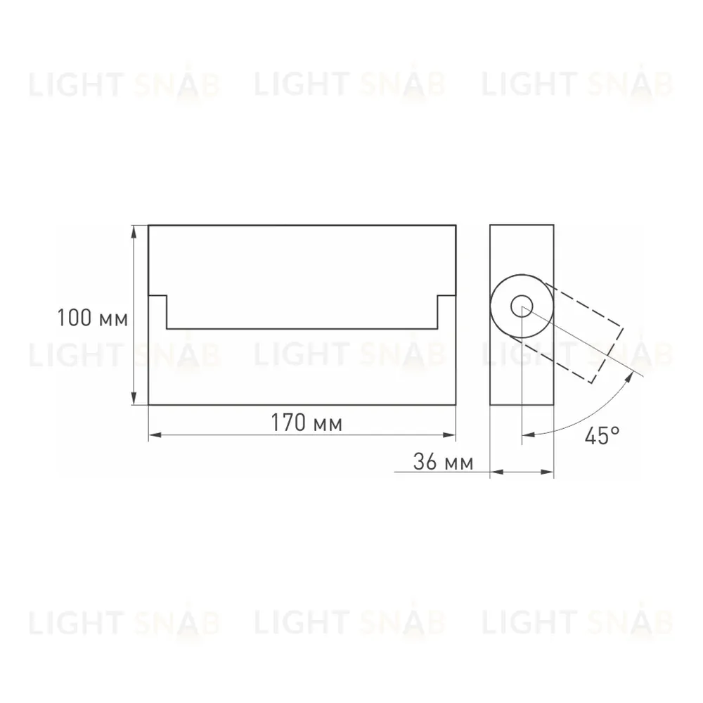 Накладной светильник Arlight SP-LOFT-SURFACE-S170-10W Warm3000 026214 026214