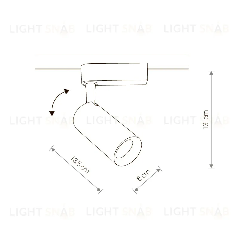 Трековый светодиодный светильник Nowodvorski Profile Iris 9007 9007
