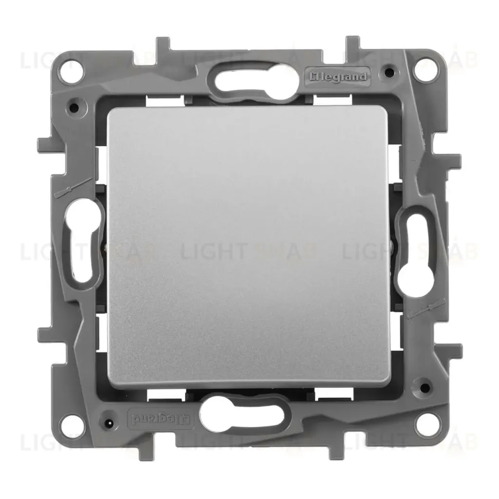 Выключатель одноклавишный 2-полюсный Legrand Galea Life 10A 250V с подсветкой 775822 775822