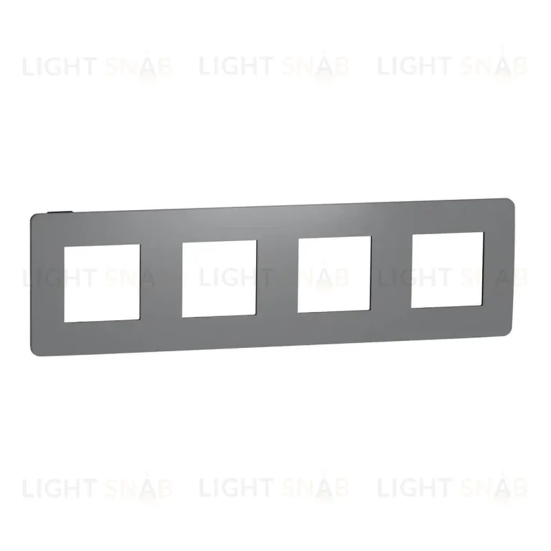 Рамка 4-постовая Schneider Electric Unica New NU280822 NU280822