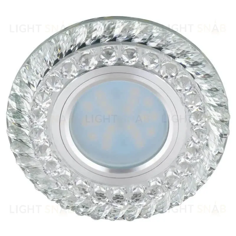 Встраиваемый светильник Fametto Luciole DLS-L132 GU5.3 Chrome/Clear DLS-L132 GU5.3 Chrome/Clear