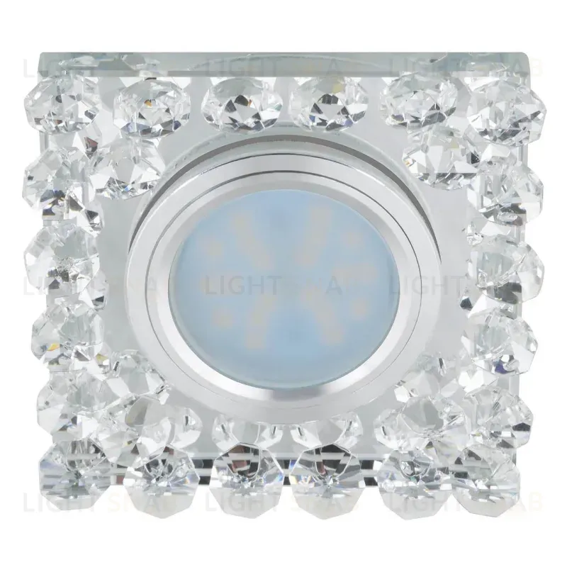 Встраиваемый светильник Fametto Luciole DLS-L131 GU5.3 Chrome/Clear DLS-L131 GU5.3 Chrome/Clear