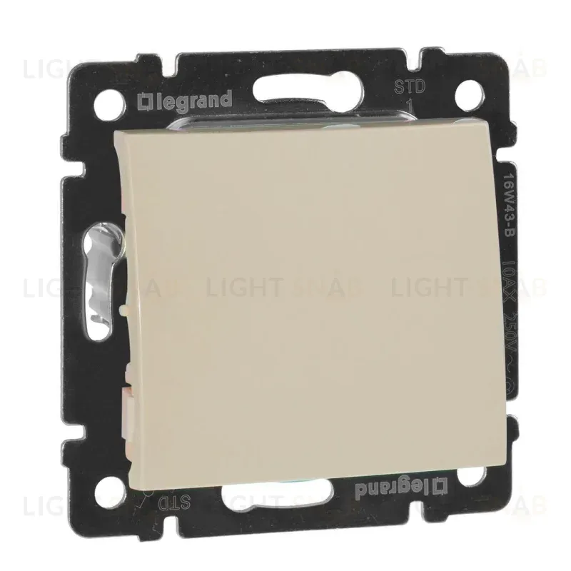 Выключатель одноклавишный Legrand Valena 10A 250V cлоновая кость 774301 774301