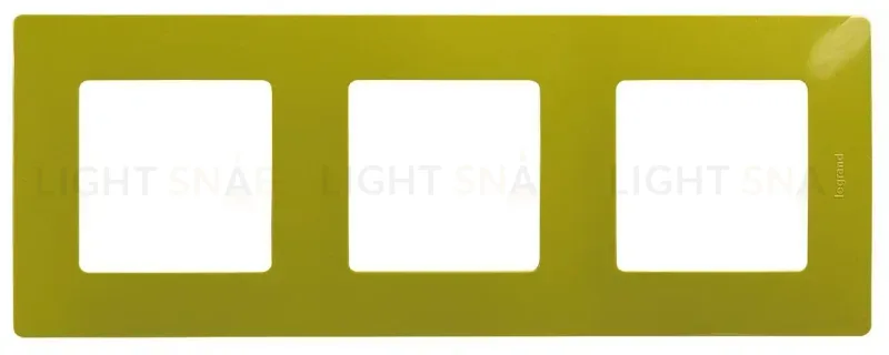 Рамка 3-постовая Legrand Etika зеленый папоротник 672543 672543