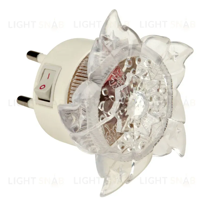 Настенный светодиодный светильник (10320) Uniel Детская серия DTL-308-Цветок/RGB/4LED/0,5W DTL-308-Цветок/RGB/4LED/0,5W