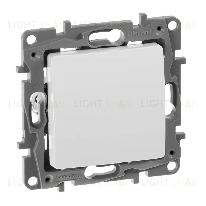Выключатель одноклавишный Legrand Etika 10A 250V белый 672201 672201