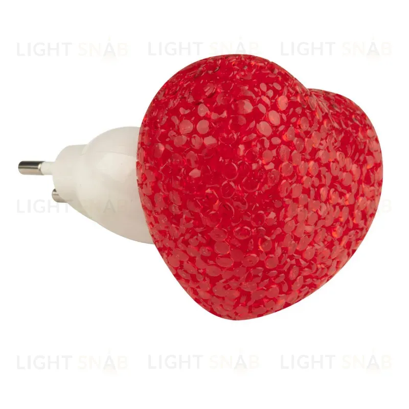 Настенный светодиодный светильник (10325) Uniel DTL-309-Сердечко/Red/1LED/0,1W DTL-309-Сердечко/Red/1LED/0,1W