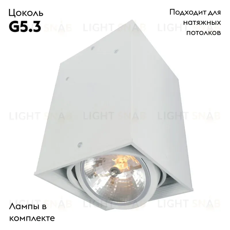 Потолочный светильник Arte Lamp Cardani A5936PL-1WH A5936PL-1WH