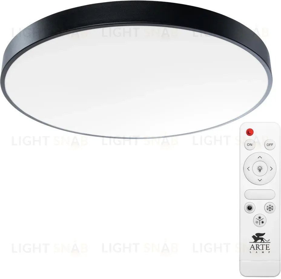 Потолочный светодиодный светильник Arte Lamp Arena A2673PL-1BK A2673PL-1BK