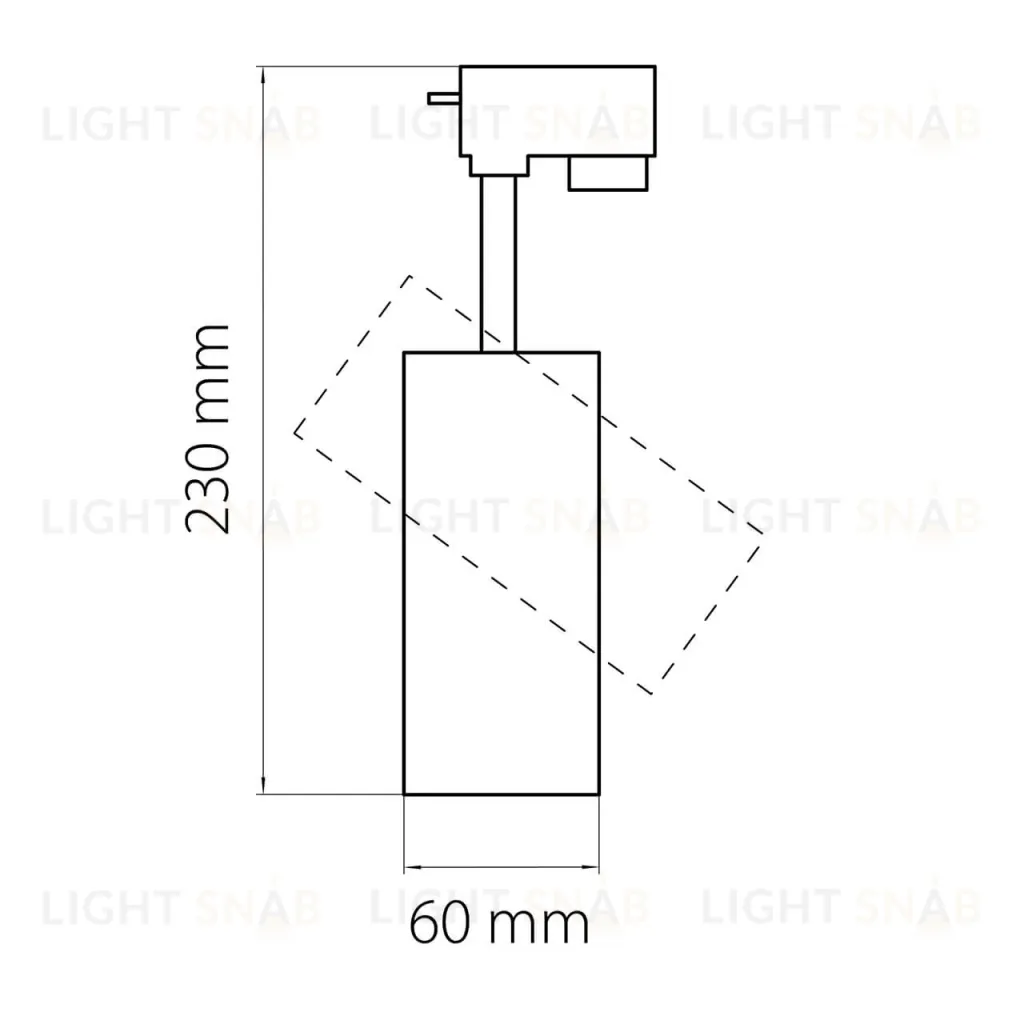 Трековый светодиодный светильник Lightstar Volta 228237 228237