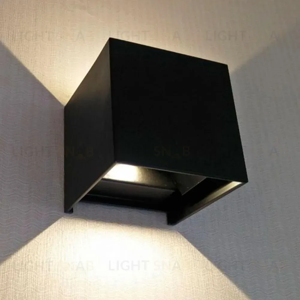 Уличный настенный светодиодный светильник Kink Light Куб 08585,19(3000K) 08585,19(3000K)