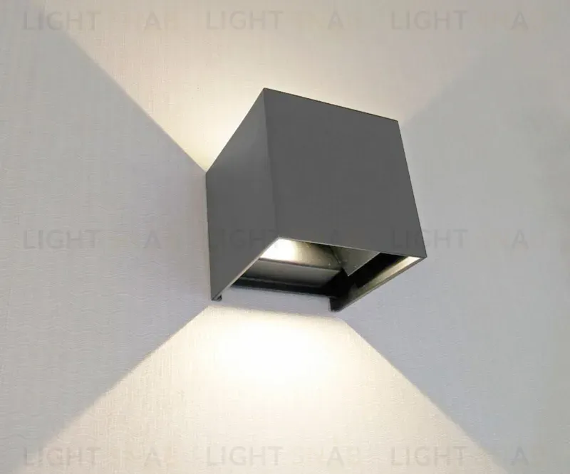 Уличный настенный светодиодный светильник Kink Light Куб 08585,16(3000K) 08585,16(3000K)