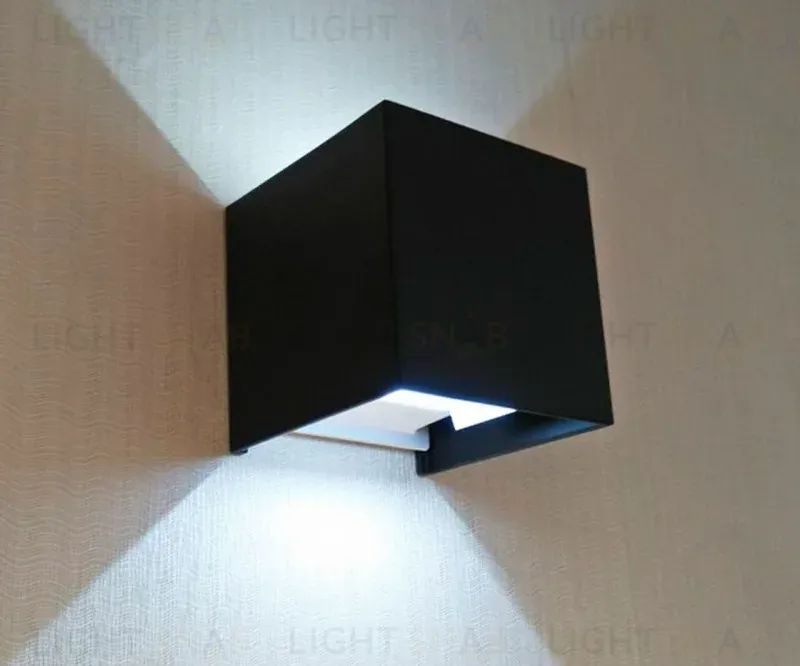 Уличный настенный светодиодный светильник Kink Light Куб 08585,19(4000K) 08585,19(4000K)